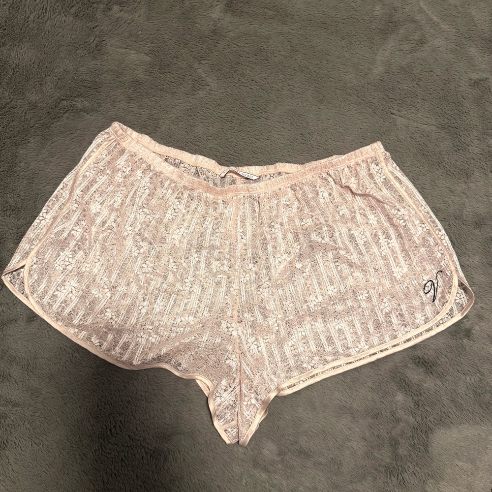 Victoria secret lace shorts